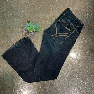 William Rast Women's Jeans Size 27 Skinny Low Rise Dark Wash